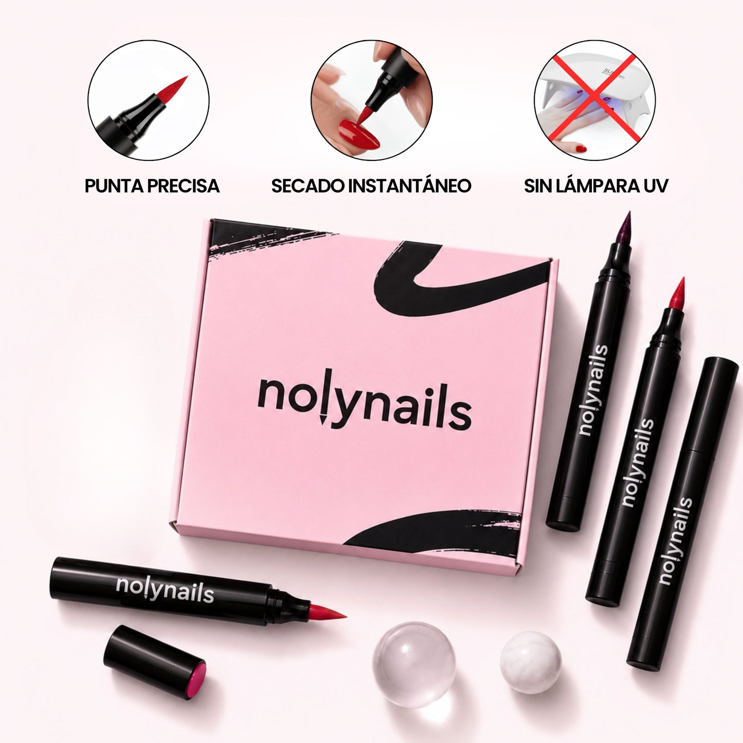 5 smalti in penna senza lampada UV | Nolynails™