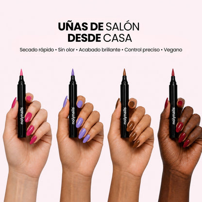 5 smalti in penna senza lampada UV | Nolynails™